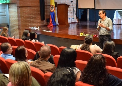 Viceministro Oscar Sanchez en el encuentro de formadores de PTA