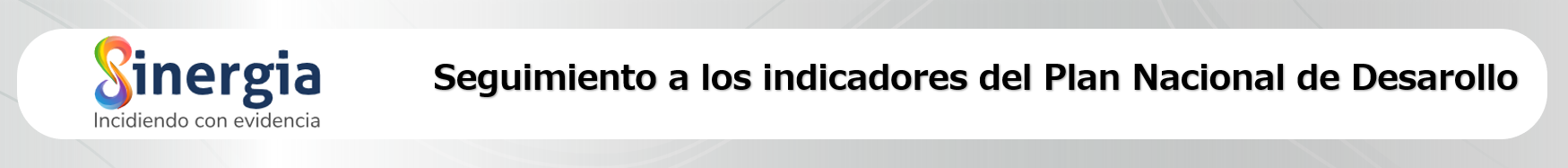 Enlace a Sinergia - Seguimiento al PND