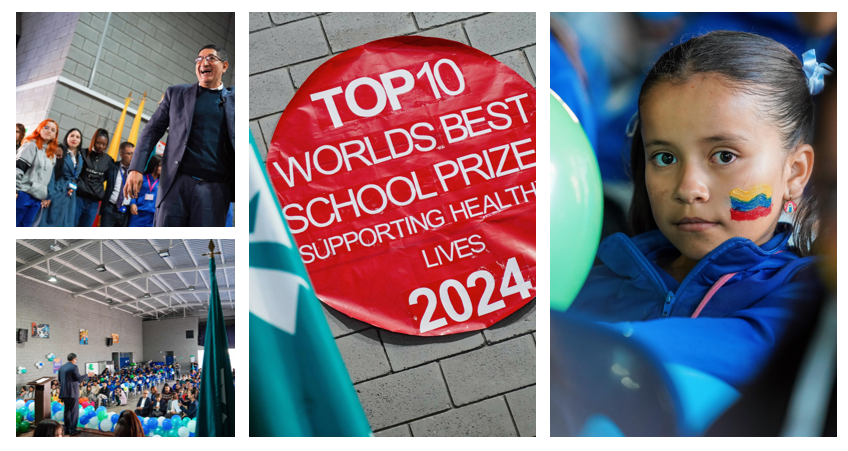 Dos escuelas colombianas nominadas en los World's Best School Prizes 2024