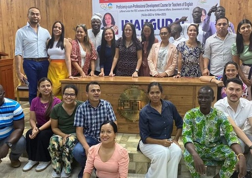 docentes colombianos en inmersión de inglés en la India