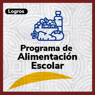 Botón Programa de Alimentación Escolar 