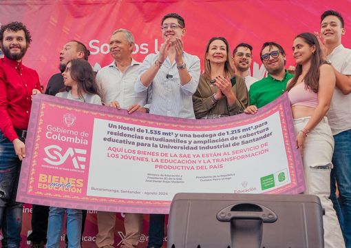 Ministro de Educación José Daniel Rojas Medellín en La universidad Industrial de Santander