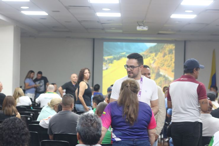 Llegada de las delegaciones