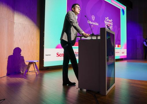 Ministro de Educación Daniel Rojas en la Universidad EAN en Bogotá