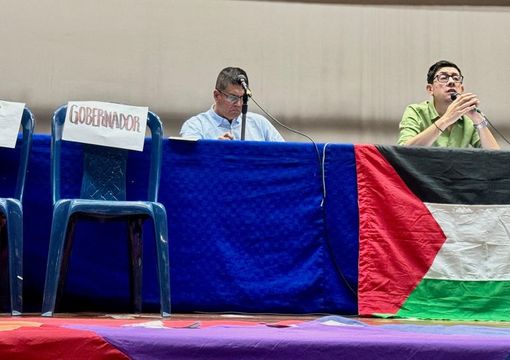 Ministro de Educación Daniel Rojas y el rector de la Universidad de Antioquia, Jhon Jairo Arboleda