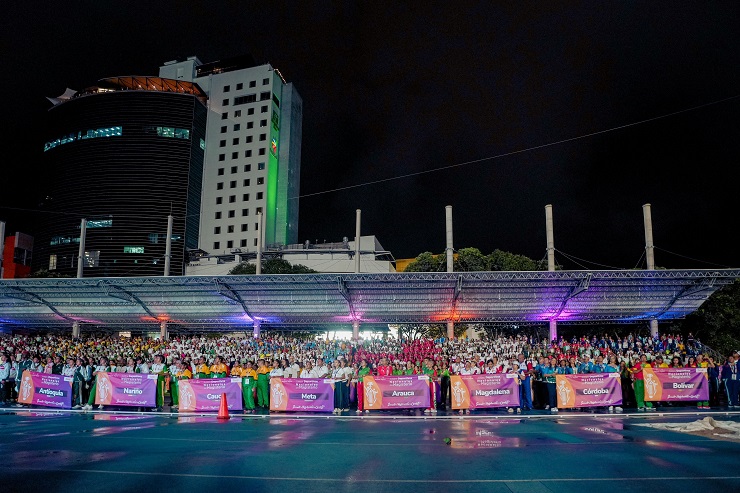 Inauguración X Juegos del Magisterio - delegaciones Inauguración X Juegos del Magisterio - delegaciones