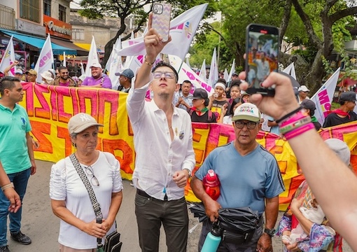 Ministro Daniel en marchas de Cali
