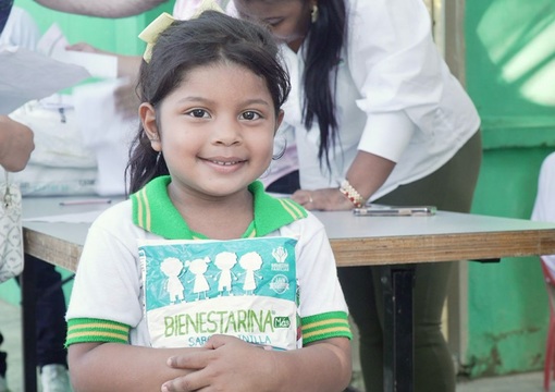 Beneficiaria de alimentación escolar