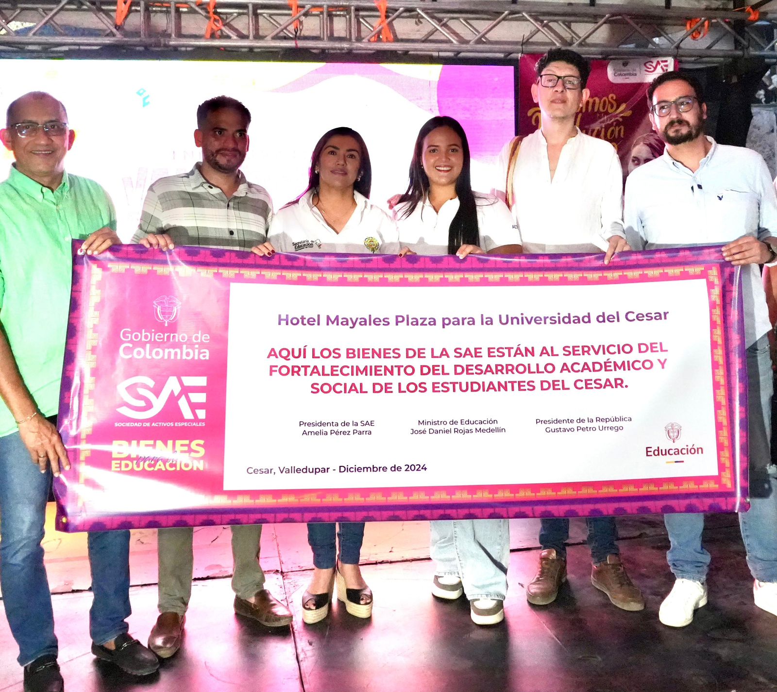 Entrega del Hotel Mayales Plaza a la Universidad Popular del Cesar