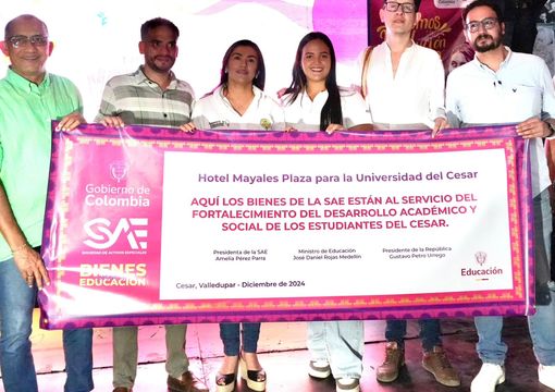 Entrega del Hotel Mayales Plaza a la Universidad Popular del Cesar