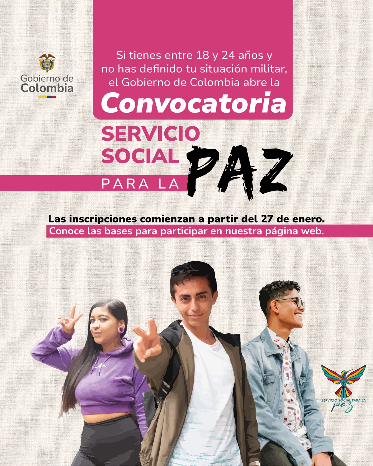Servicio social para la paz