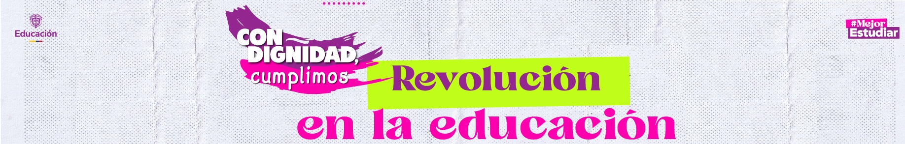 Con dignidad cumplimos, Revolución en la educación
