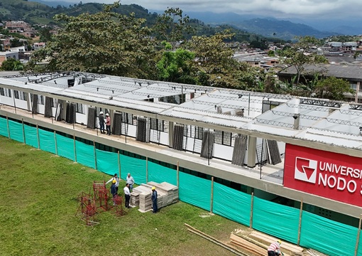 construcción del nuevo edificio de la UniValle