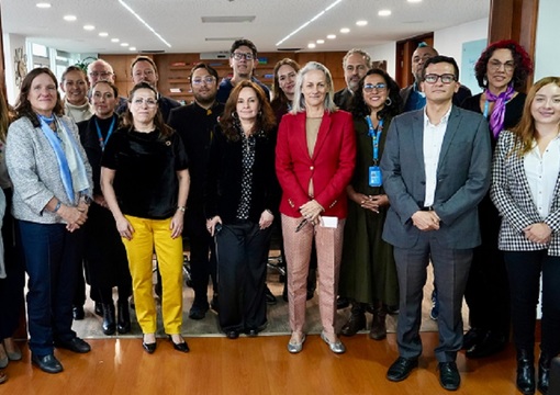 Ministro Daniel Rojas con representantes del Sistema de Naciones Unidas