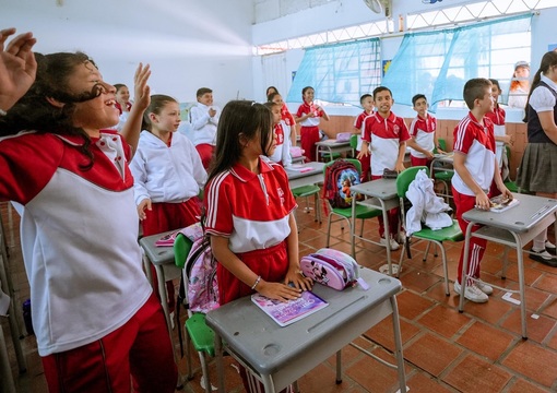 Grupo de estudiantes de Catatumbo
