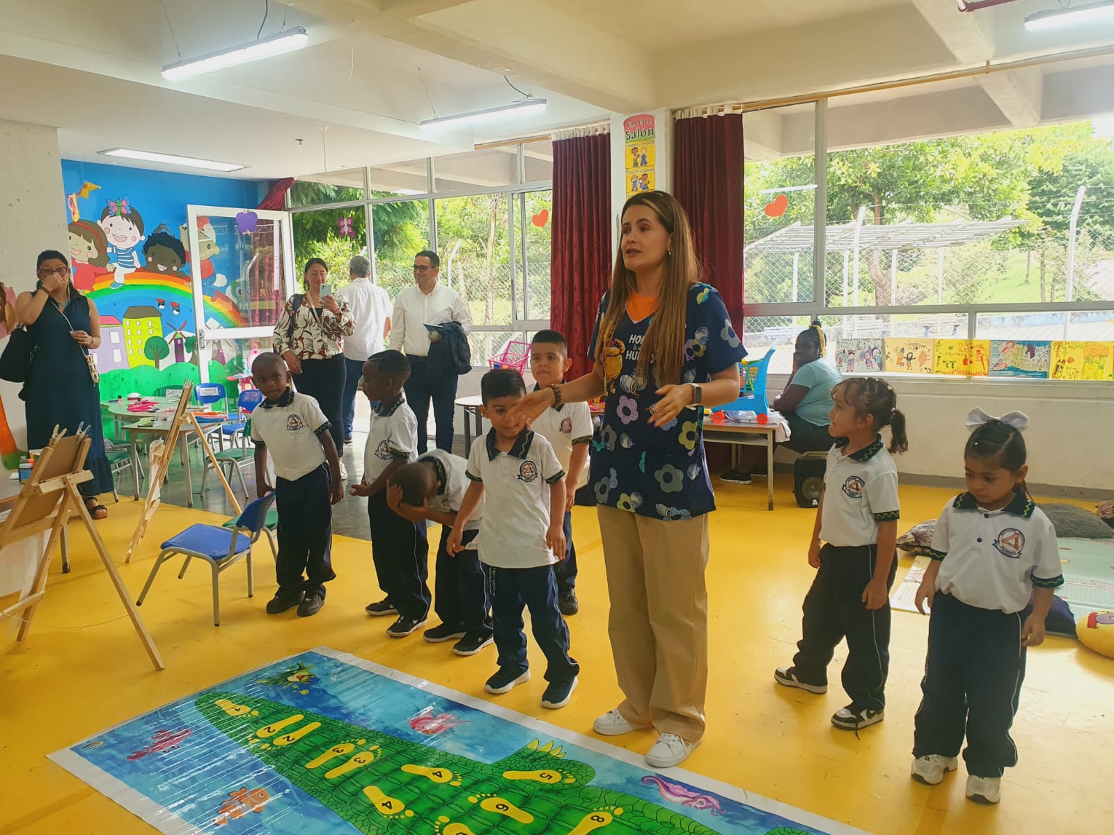 Fotos sobre la creación de un ambiente afectivo y seguro en el aula - Institución Educativa Salamanca, Pereira (Risaralda)