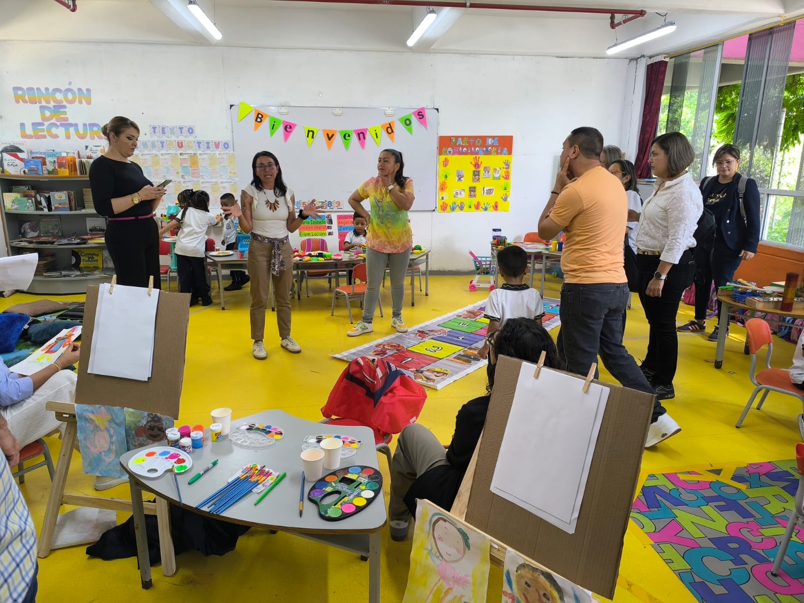 Fotos sobre la creación de un ambiente afectivo y seguro en el aula - Institución Educativa Salamanca, Pereira (Risaralda)