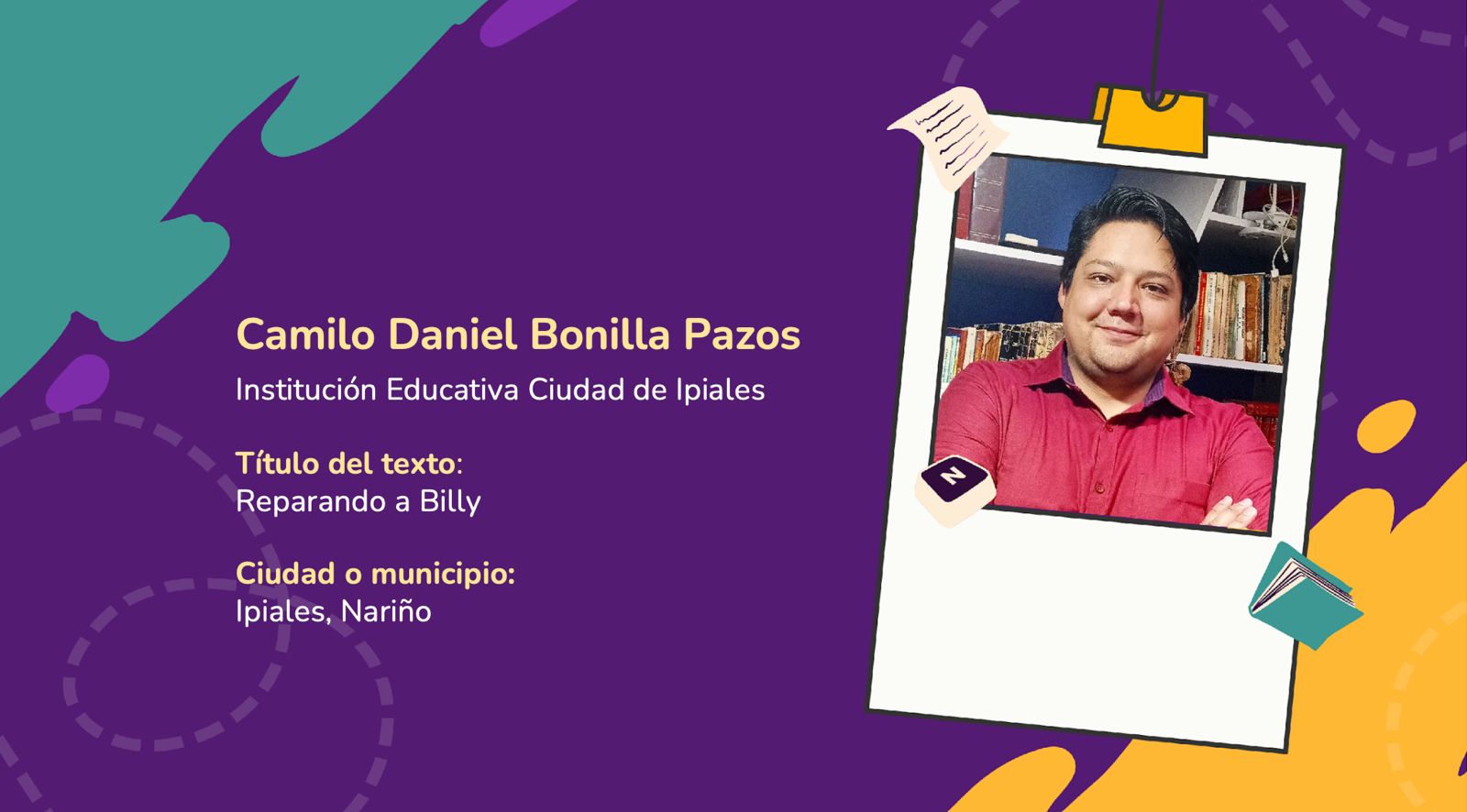 Ganadores del Concurso Nacional de Escritura: Historias de Paz