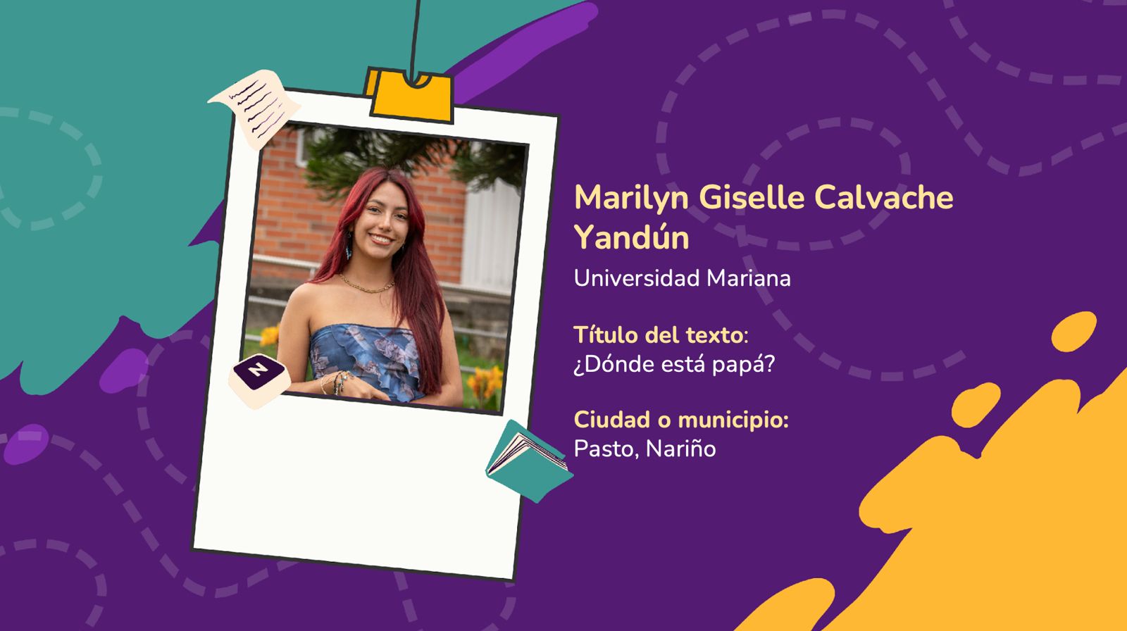 Ganadores del Concurso Nacional de Escritura: Historias de Paz