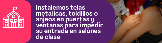 Botón que enlaza a recomendaciones del uso de toldillos