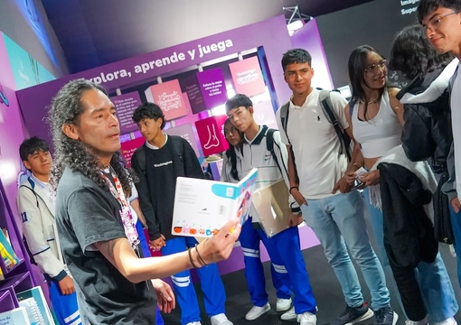Promotor de lectura en la filbo