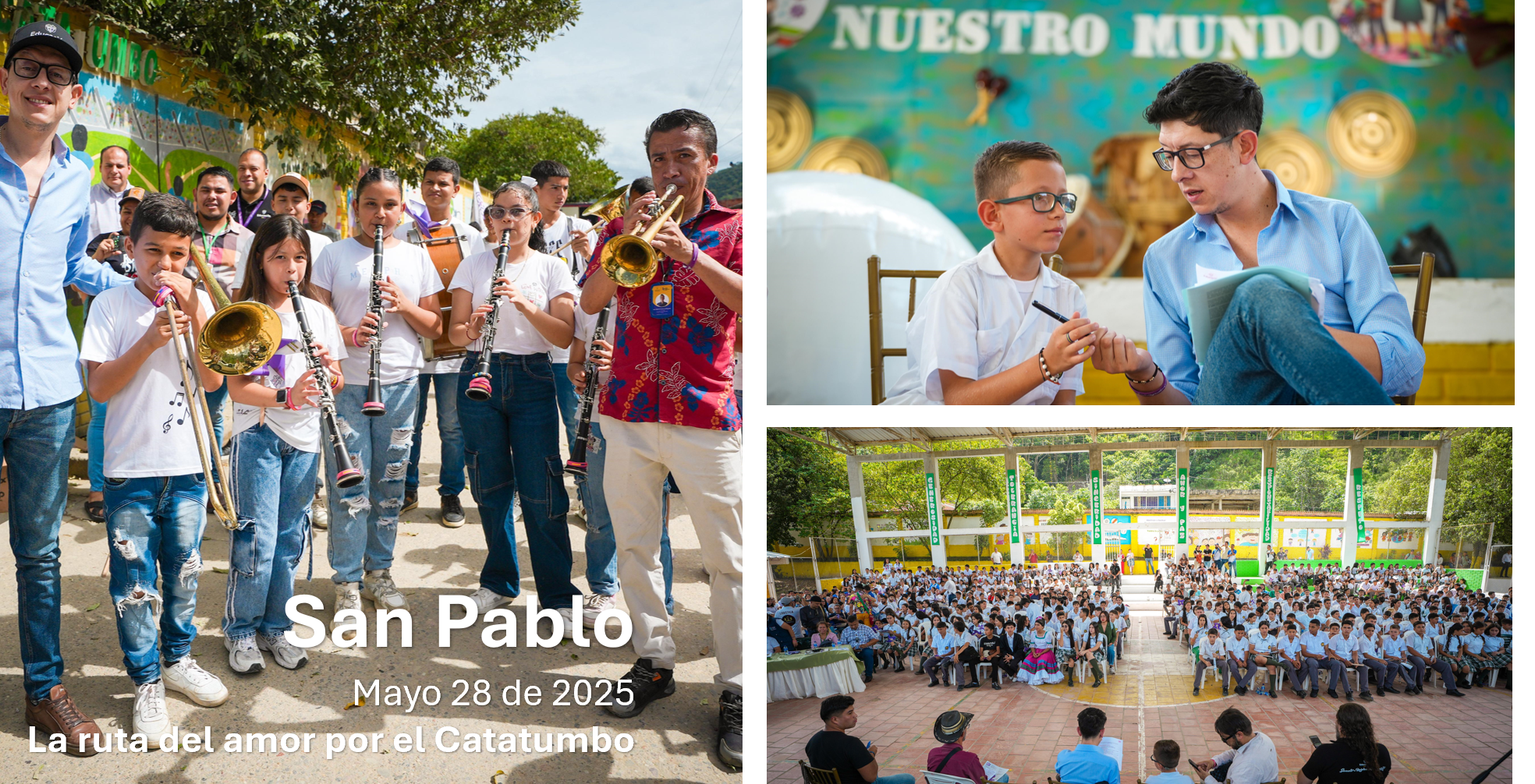 Visita del Ministro Daniel Rojas  a San Pablo