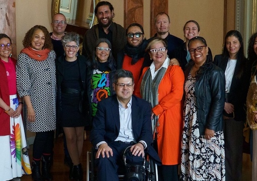 Representantes del gobierno nacional en reunion para instalar el primer comite de Sistema Nacional de Educación y Formación y Artística y Cultural -sinefac