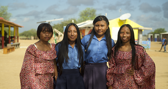 En La Guajira, educación a los niños con obras que transforman las escuelas de esta región