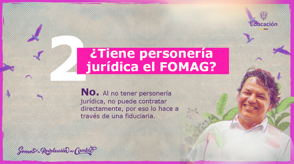 ¿Tiene Personería Jurídica el FOMAG?