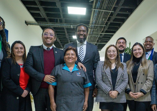 Equipo del Viceministerio de Educación de Colombia y el Viceministerio Educación Superior sudafricano