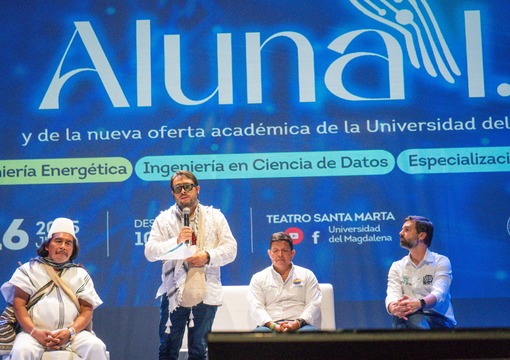 Viceministro hablando en los 500 Años de Santa Marta