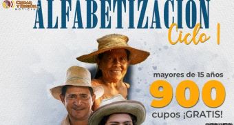 900 oportunidades para aprender a leer y escribir en el Tolima