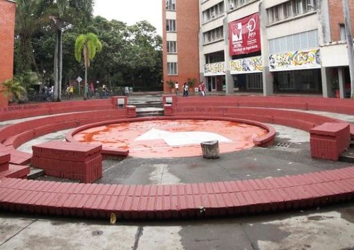 Plazoleta Universidad del Valle. Foto redes sociales UniValle
