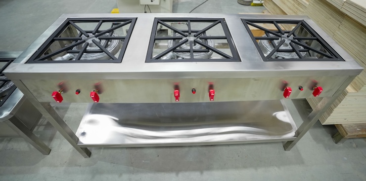 foto de estufa para restaurante escolar