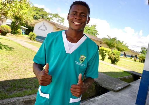 Joven universitario de la Institución Educativa La Inmaculada