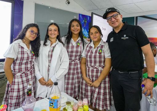 Estudiantes del colegios San Miguel