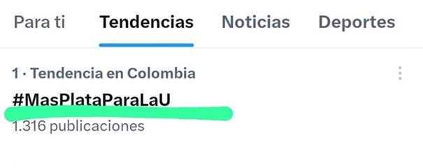La educación pública de Colombia fue tendencia nacional