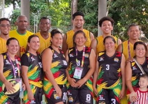 Equipo participante en los juegos del Magisterio