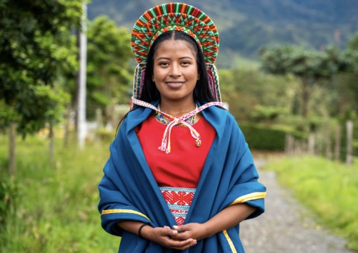 Dayana Rojas, joven Kamëntsá