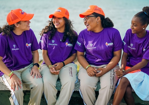Niñas afro participantes Olimpiadas STEM
