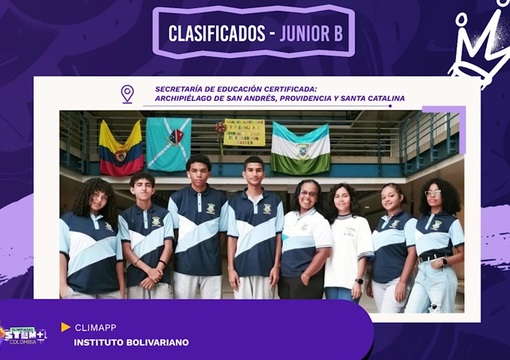 equipo Jóvenes Ingenieros, del Instituto Bolivariano de San Andrés