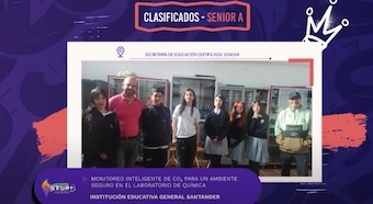 Institución Educativa General Santander representará a Soacha en el Circuito Nacional de las Olimpiadas STEM+