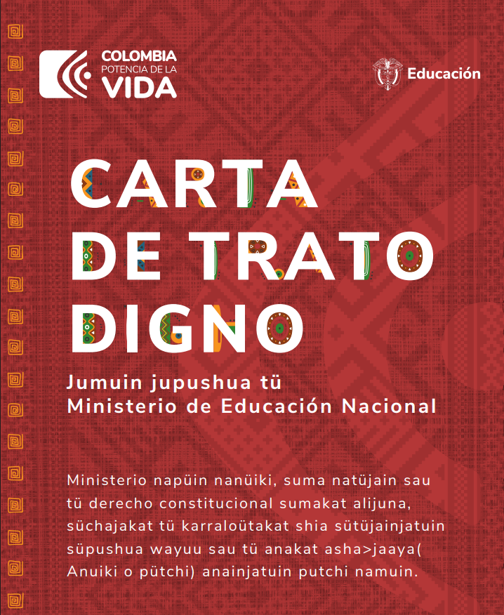 Carta al Trato Digno en Wayúu