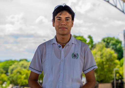 Jóven beneficiado del programa Programa de Tránsito Inmediato a la Educación Superior (PTIES)