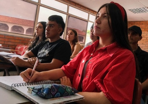 Jóven beneficiado del programa Programa de Tránsito Inmediato a la Educación Superior (PTIES)