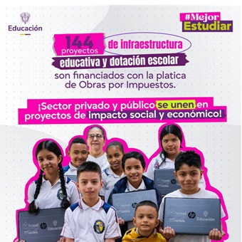 ¿Sabías que con Obras por Impuestos los recursos se convierten en desarrollo?