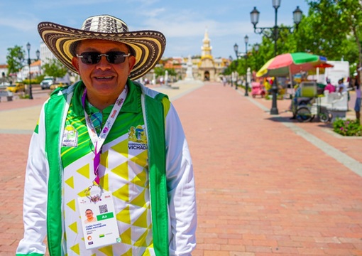 Carlos Ramiro Peña, docente de la Institución Educativa Piramiri