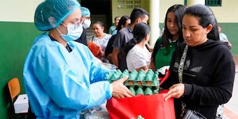 Gobierno dispuso 2,5 millones de canastas alimentarias para los periodos de receso escolar en todo el país