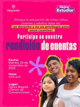 La educación es un derecho que se construye entre todas y todos… y queremos que hagas parte de esta conversación