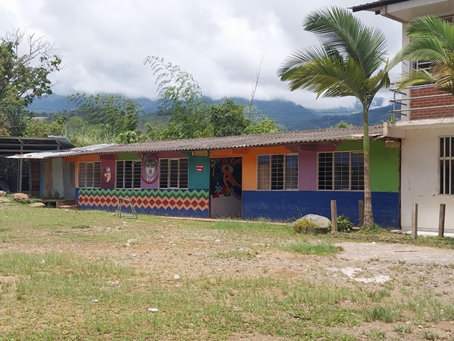 Establecimiento educativo en el corregimiento de El Plateado, en el municipio de Argelia